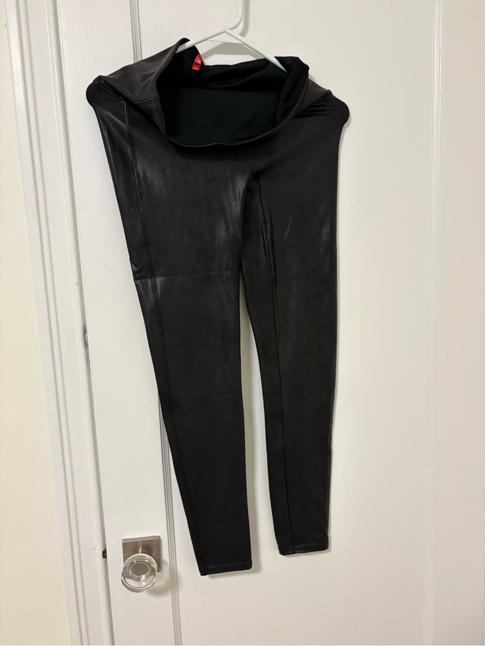 SPANX Faux Leather Leggings - Black
